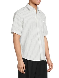 Cotton Button-Front Shirt