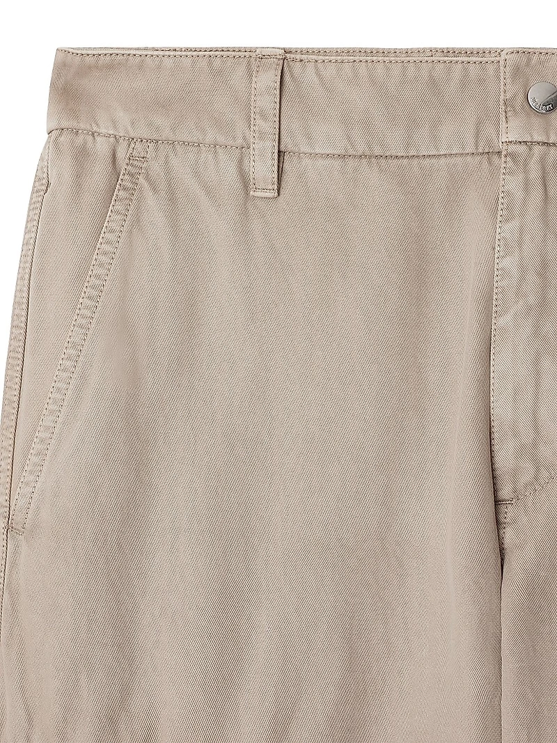 Cotton Mid-Rise Straight-Leg Cargo Pants