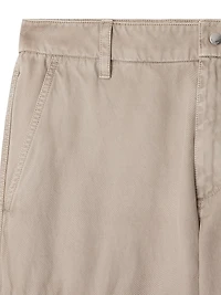 Cotton Mid-Rise Straight-Leg Cargo Pants