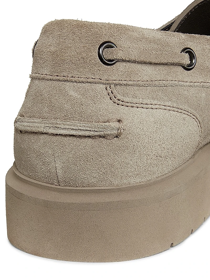 Suede Sail Penny Loafers