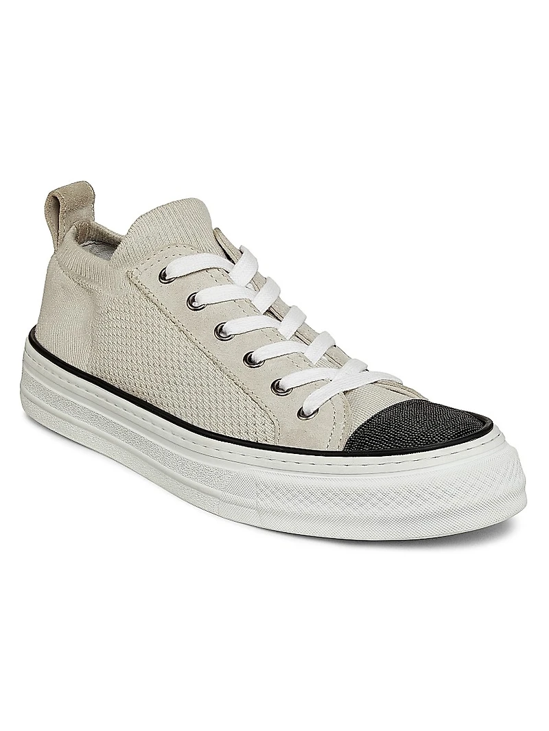 Cotton Knit Sneakers