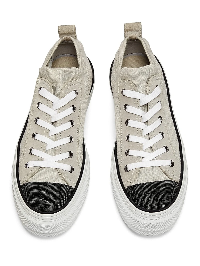 Cotton Knit Sneakers
