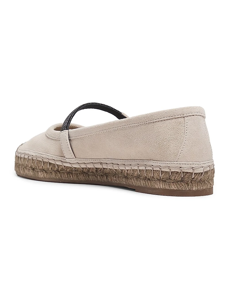 Monili Suede Espadrilles