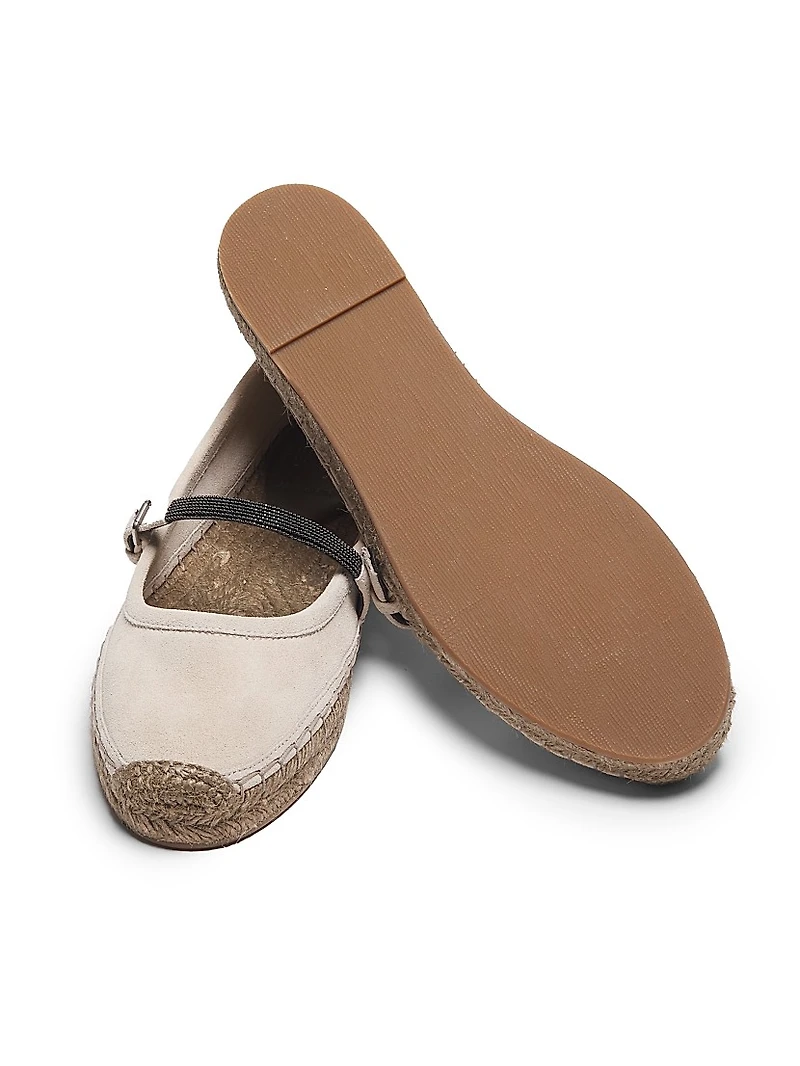 Monili Suede Espadrilles