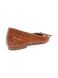 Arissa Woven Leather Flats