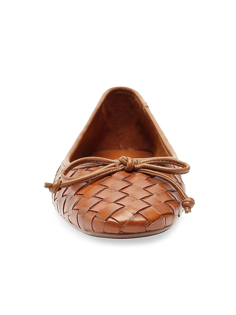 Arissa Woven Leather Flats