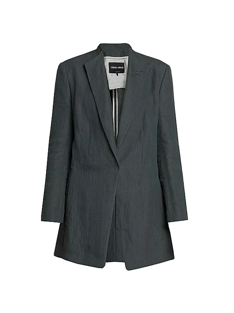 Compact Linen Blazer