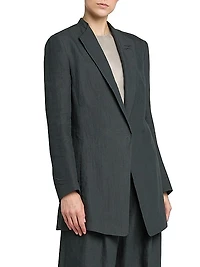 Compact Linen Blazer