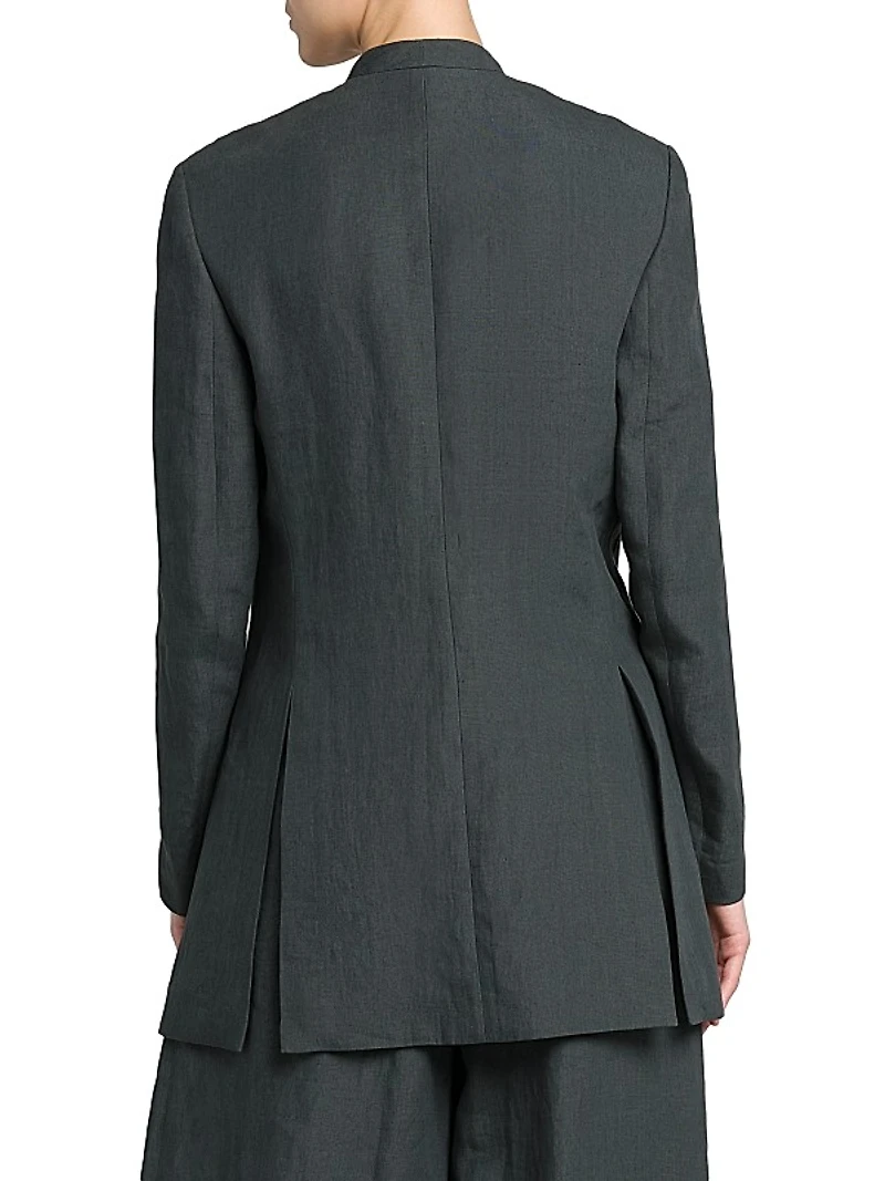 Compact Linen Blazer