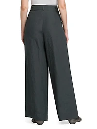 Compact Linen Trousers