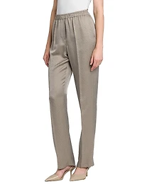 Micro Jacquard Elasticized Trousers