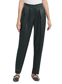 Double Silk Satin Trousers