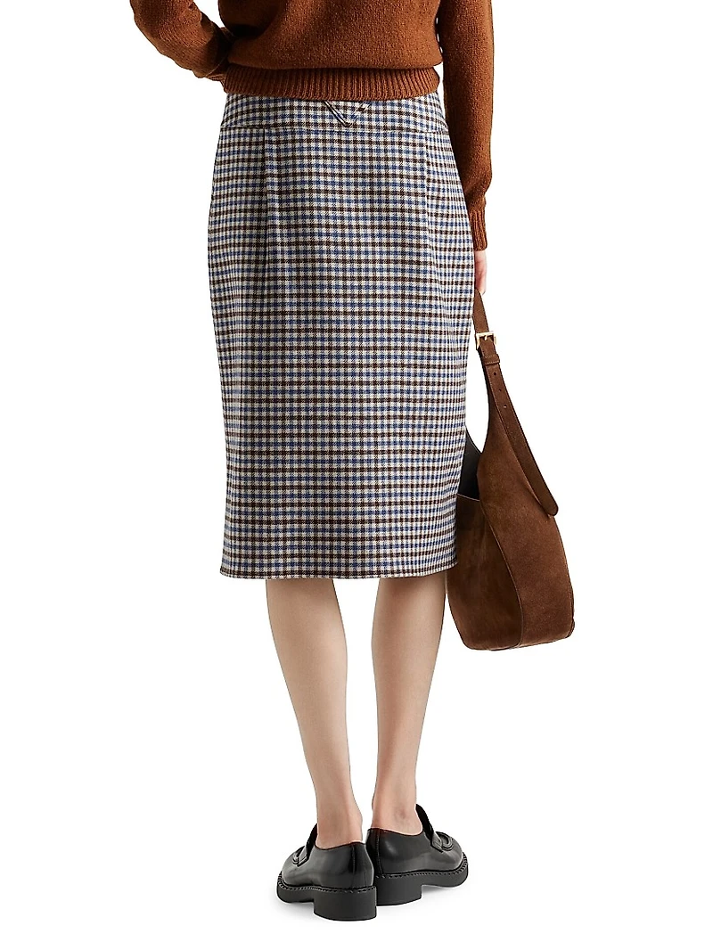 Wool Midi-Skirt