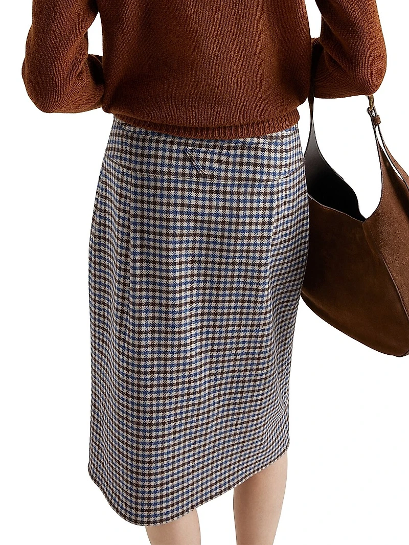Wool Midi-Skirt