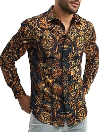 Brut Printed Button-Front Shirt
