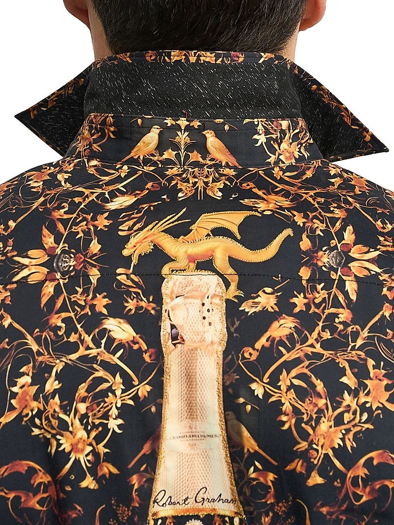 Brut Printed Button-Front Shirt