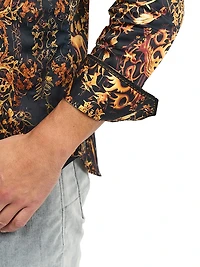 Brut Printed Button-Front Shirt