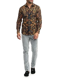 Brut Printed Button-Front Shirt