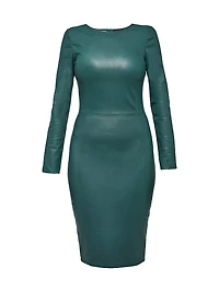 Mrs. Smith Stretch Leather Dress