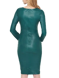 Mrs. Smith Stretch Leather Dress