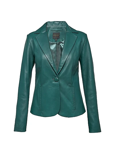 Telly Leather Blazer