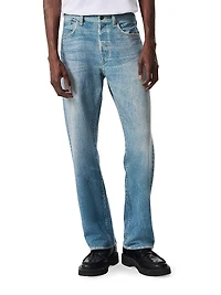 Miramar Denim Straight-Leg Sweatpants