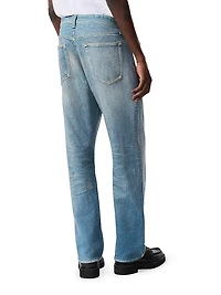 Miramar Denim Straight-Leg Sweatpants