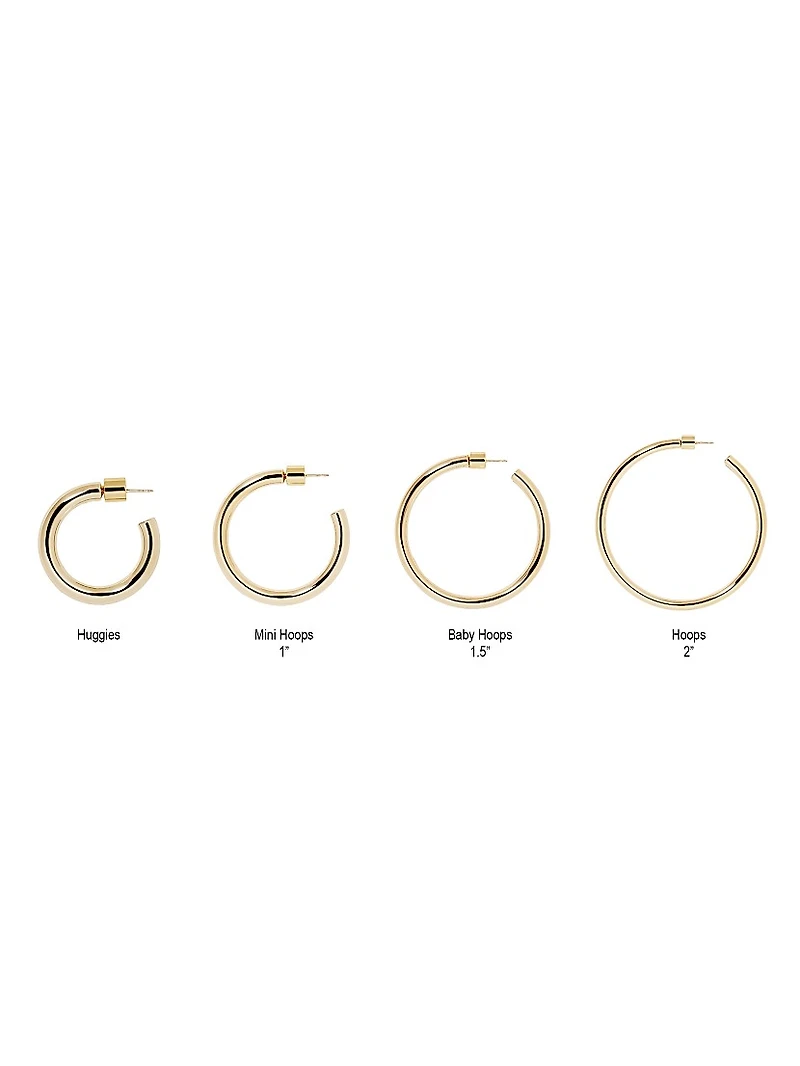 Lilly Huggie Earrings/23MM