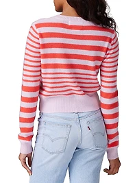Womad Stripe Little Crew Sweater