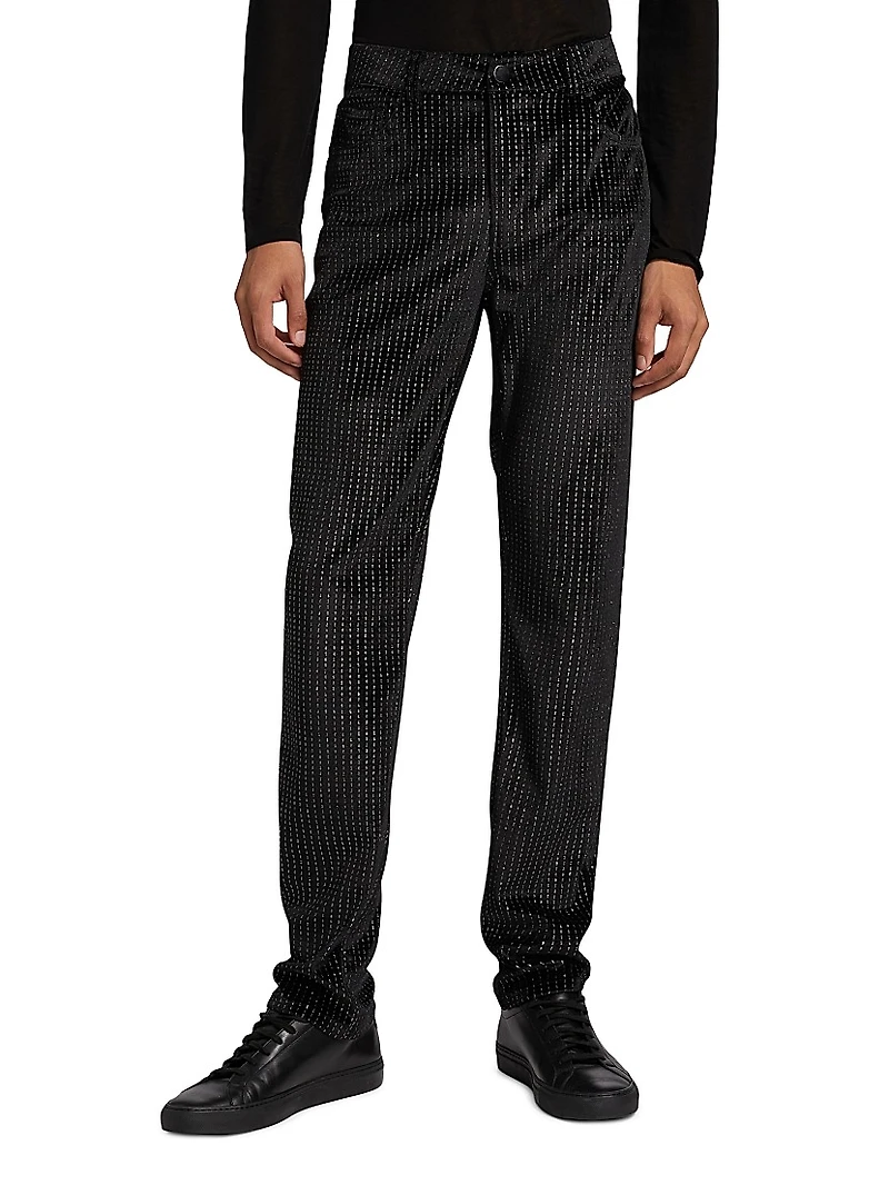 Brando Rodeo Drive Velvet Slim Pants