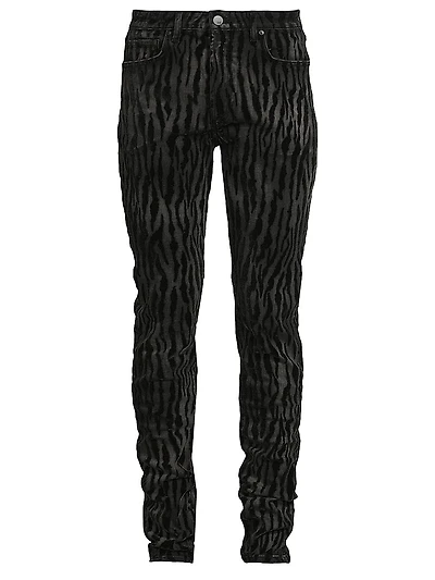 Greyson Noir Tigre Skinny Jeans