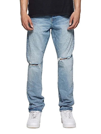 Holloway Embellished Distressed Jeans