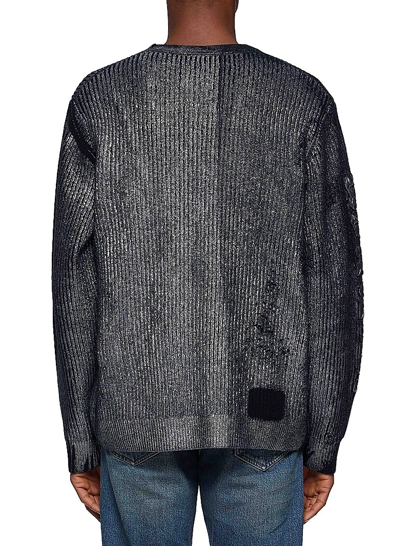 Metallic Foil Cardigan