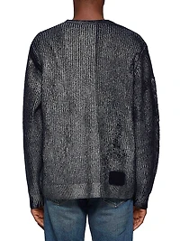 Metallic Foil Cardigan