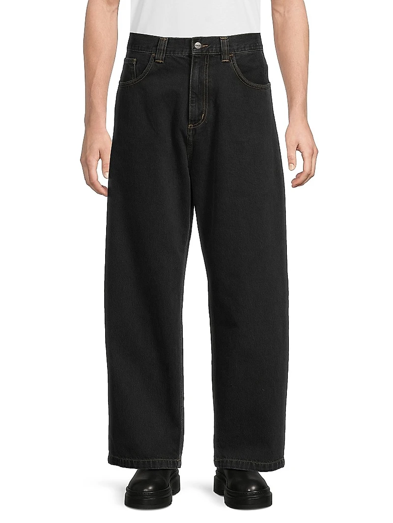 Brandon Straight Mid-Rise Jeans