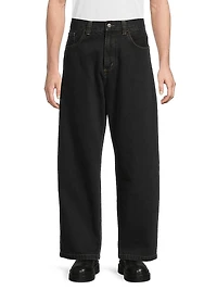 Brandon Straight Mid-Rise Jeans