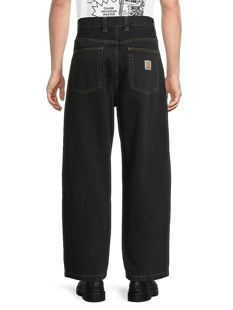 Brandon Straight Mid-Rise Jeans