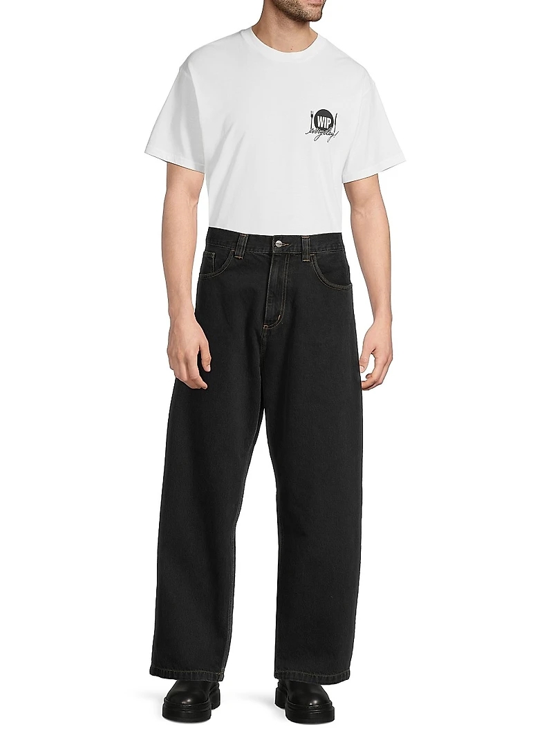 Brandon Straight Mid-Rise Jeans