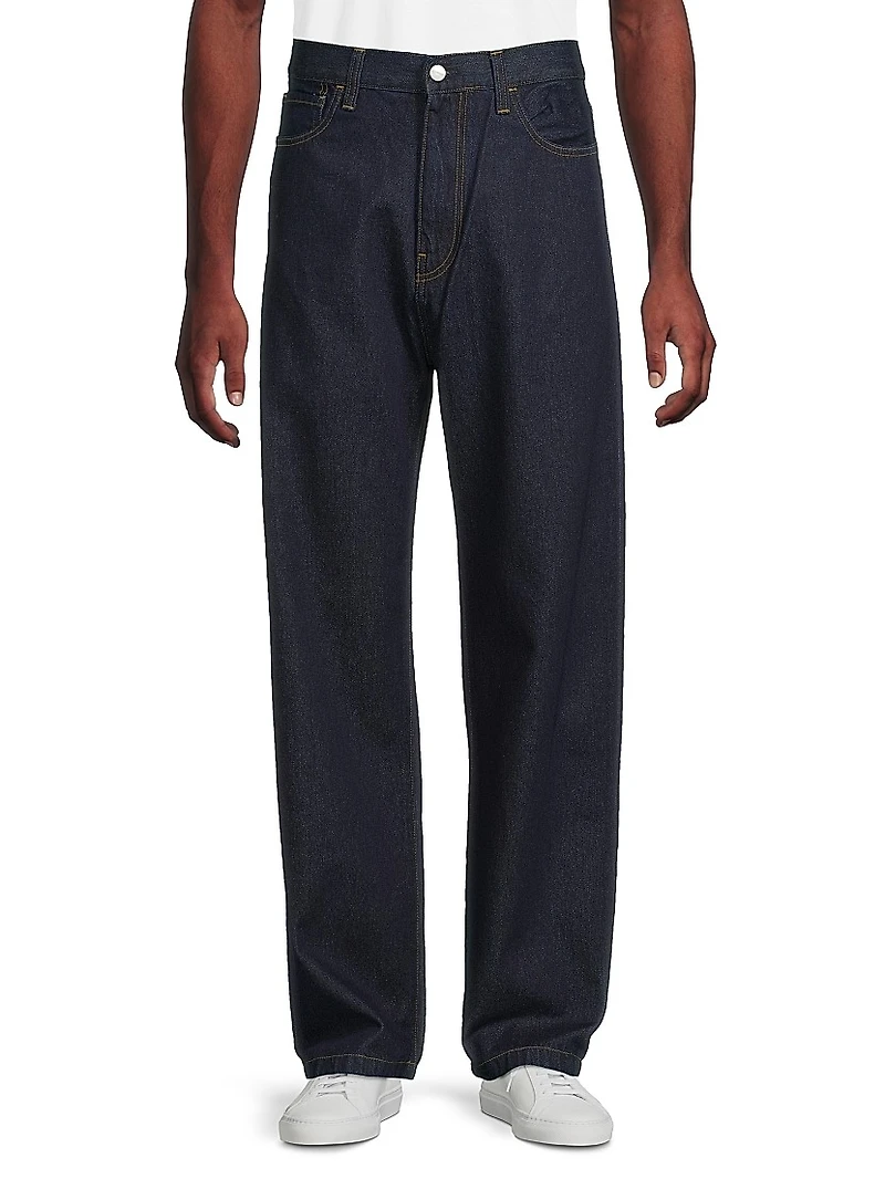 Landon Tapered Mid-Rise Jeans