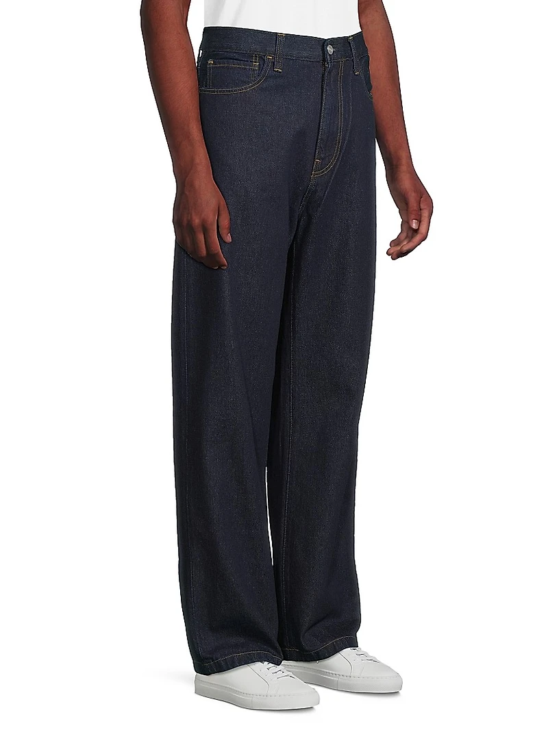 Landon Tapered Mid-Rise Jeans