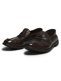Arc Leather Penny Loafers