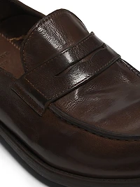 Arc Leather Penny Loafers