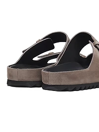 Agora Suede Flat Sandals