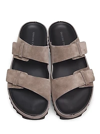 Agora Suede Flat Sandals