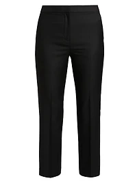 Sofe Wool Cropped Trousers