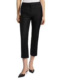 Sofe Wool Cropped Trousers