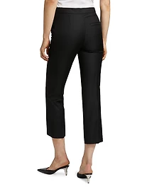 Sofe Wool Cropped Trousers