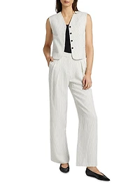 Ayla Tailored Straight Trousers