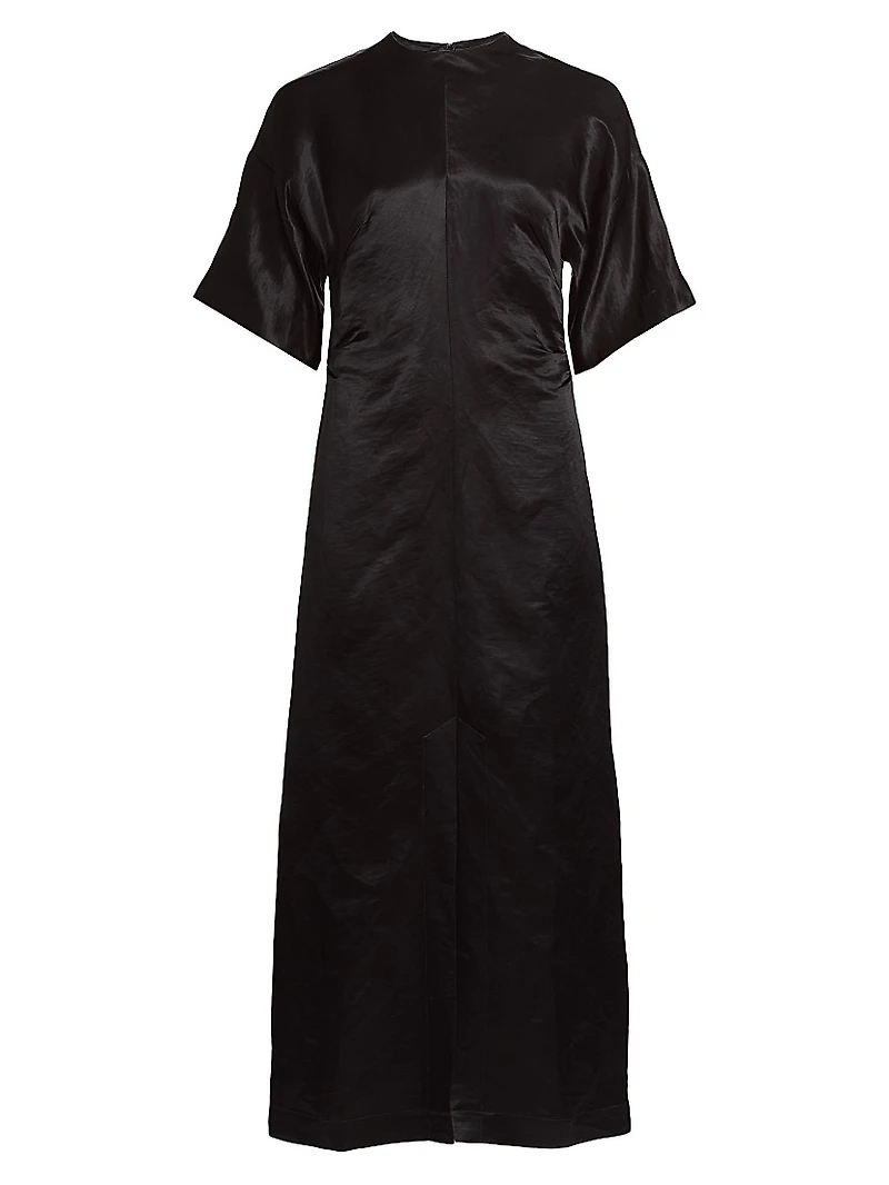 Ruby Fitted Short-Sleeve Dress