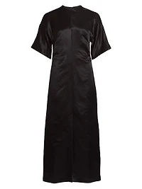 Ruby Fitted Short-Sleeve Dress